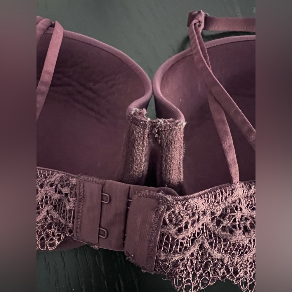 🛍️Auden Brown Lace Trimmed Bra - Picture 4 of 7